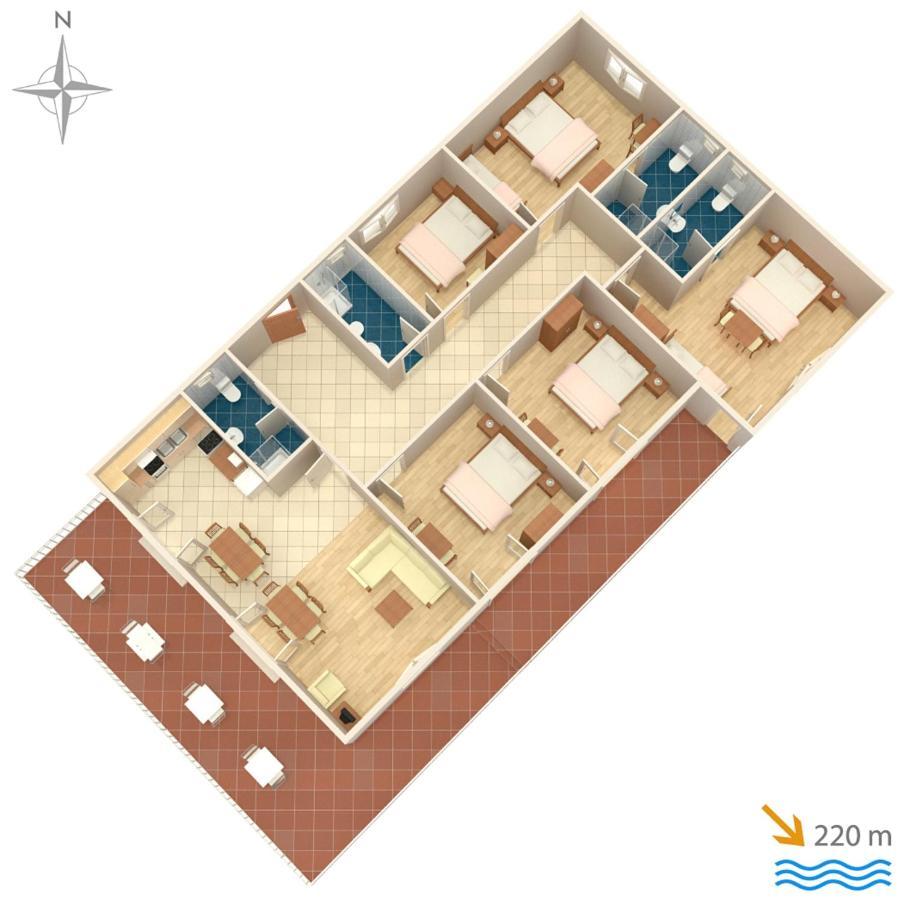 Apartments With A Parking Space Kastel Stafilic, Kastela - 5219 Extérieur photo